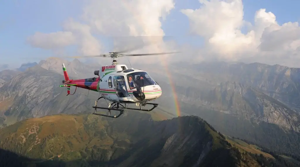 Helicopter transfers to Morzine