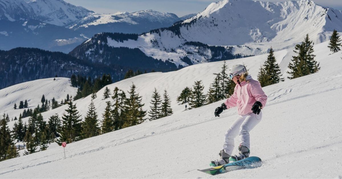 Snowboarding in Avoriaz