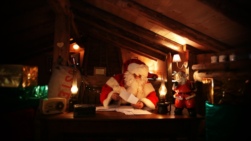 Santa's grotto in Les Gets