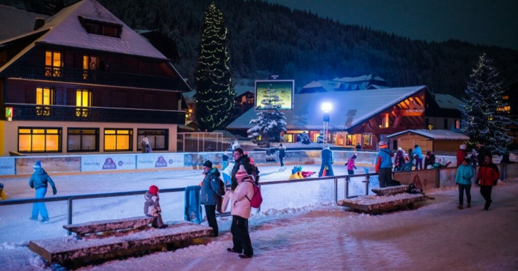 Patinoire extérieure Morzine