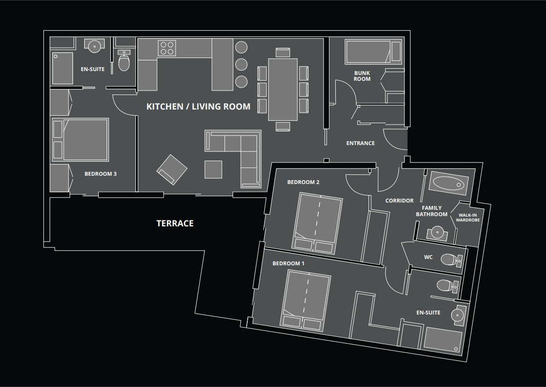 Apartment Artois Plan d'étage