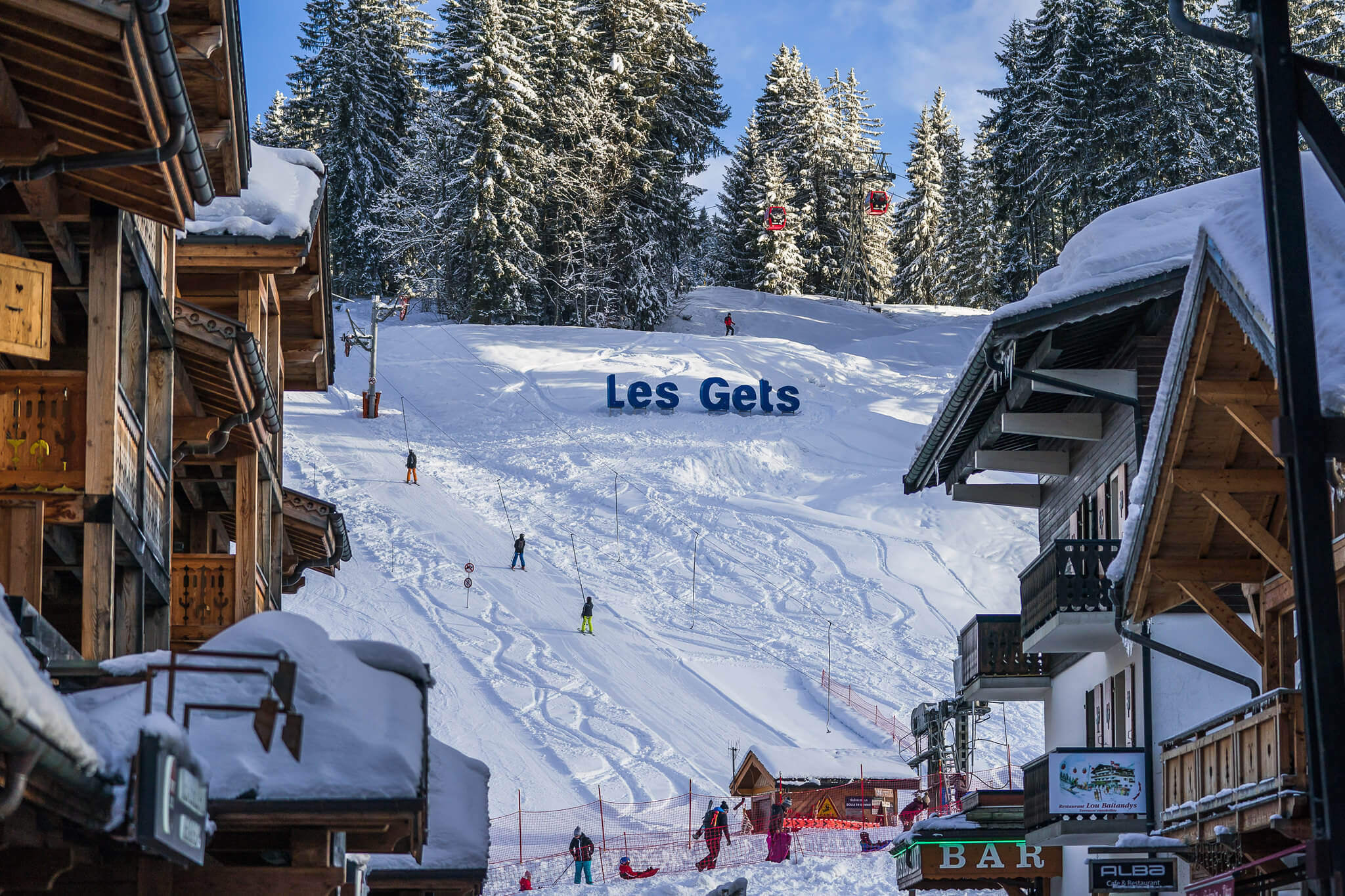 Hunter Chalets Things to do in Les Gets during winter