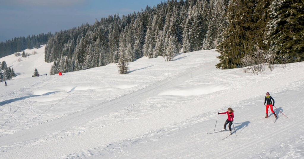 Les Gets ski resort - Cross Country/Nordic Skiiers