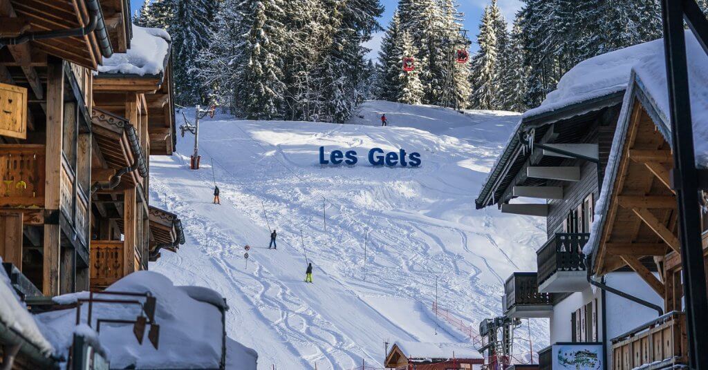 Les Gets village resort open in 2023 - skiing