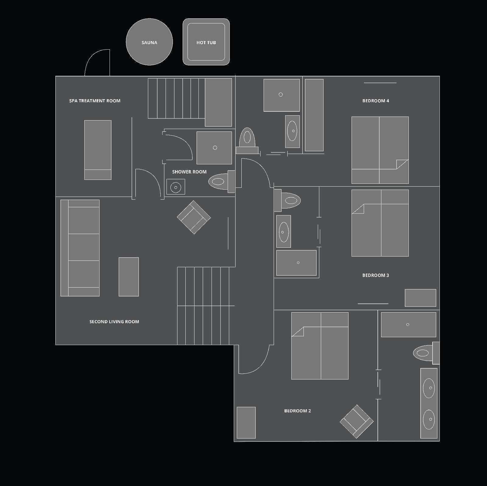 Chalet Sandjeman Floor Plan